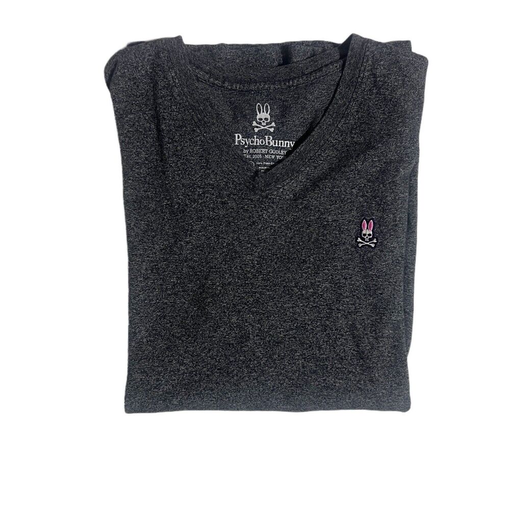 Psycho Bunny Gray Tee Men’s Size 5 Medium